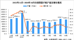 2024年10月全国智能手机产量数据统计分析