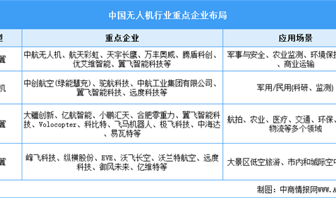 2025年中国无人机行业市场现状预测及重点企业布局分析（图）