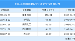 2024年中國(guó)氮肥行業(yè)上市企業(yè)市值排行榜（附榜單）
