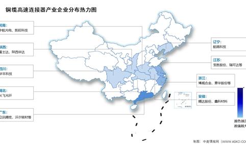 2025年中国铜缆高速连接器产业规模及企业分布情况预测分析（图）