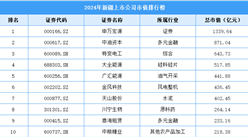2024年新疆上市公司市值排行榜（附榜單）