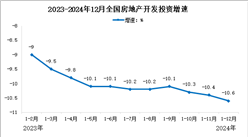 2024年全国房地产开发投资情况（图）