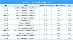 2025年2月12日全国各地最新白条猪价格行情走势分析