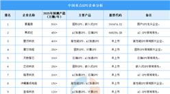 2025年中国GPU企业产能排名（图）