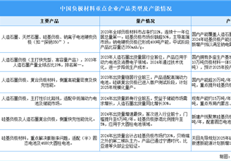 2025年中國負(fù)極材料出貨量及重點企業(yè)產(chǎn)能布局情況分析（圖）