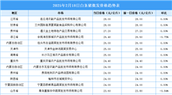 2025年2月19日全国各地最新白条猪价格行情走势分析