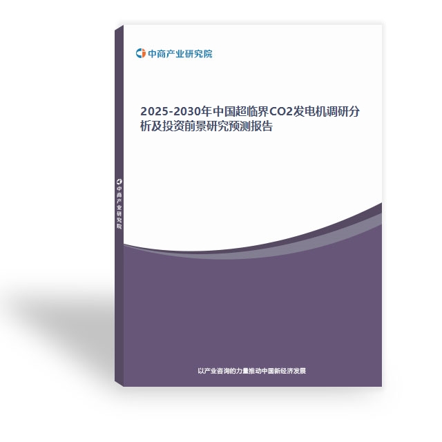 2025-2030年中國超臨界CO2發(fā)電機調(diào)研分析及投資前景研究預(yù)測報告