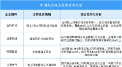 2025年中國風力發(fā)電企業(yè)綜合競爭力分析（圖）