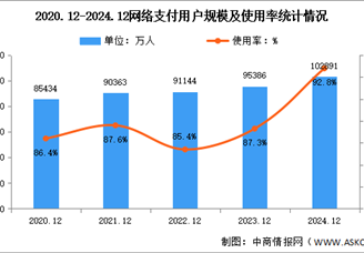 2024年我国网络支付用户规模达10.81亿 占网民整体97.6%（图）