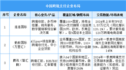 2025年中國(guó)跨境支付重點(diǎn)企業(yè)布局分析（圖）