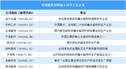 2025中國磁性材料行業(yè)上市企業(yè)全方位對比分析（企業(yè)分布、經營情況、業(yè)務布局等）