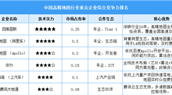 2025年中國高精地圖行業(yè)重點(diǎn)企業(yè)綜合競(jìng)爭(zhēng)力排名（圖）