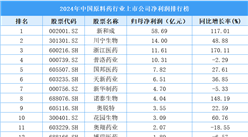 2024年中國(guó)原料藥行業(yè)上市公司凈利潤(rùn)排行榜（附榜單）