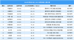 2024年中国黑龙江省上市公司营业收入排行榜（附榜单）