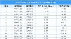 2024年中国半导体设备行业上市公司净利润排行榜（附榜单）