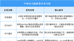 2025年中國(guó)濾波器重點(diǎn)企業(yè)業(yè)務(wù)布局預(yù)測(cè)分析（圖）