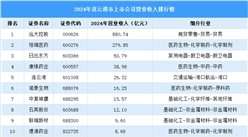 2024年连云港市上市公司营业收入排行榜（附榜单）