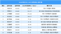 2024年保定市上市公司营业收入排行榜（附榜单）
