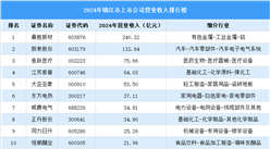 2024年镇江市上市公司营业收入排行榜（附榜单）