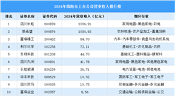 2024年綿陽市上市公司營業(yè)收入排行榜（附榜單）