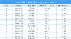 2024年中国垂直应用软件行业上市公司营业收入排行榜（附榜单）