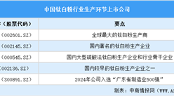 2025年中國鈦白粉行業(yè)上市公司全方位對比分析（企業(yè)分布、經(jīng)營情況、業(yè)務(wù)布局等）