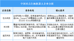 2025年中國掃地機(jī)器人重點(diǎn)企業(yè)業(yè)務(wù)布局預(yù)測分析（圖）