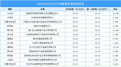 2025年6月25日全國各地最新白條豬價格行情走勢分析