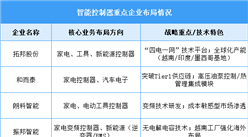 2025年智能控制器市場規(guī)模及企業(yè)布局預(yù)測分析（圖）