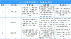 2025年中国最具发展潜力的十大冷藏车企业排名（附榜单）