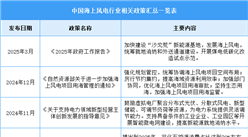2025年中國海上風電行業(yè)最新政策匯總一覽（圖）