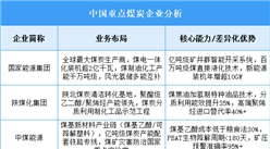 2025年中國(guó)煤炭重點(diǎn)企業(yè)業(yè)務(wù)布局預(yù)測(cè)分析（圖）
