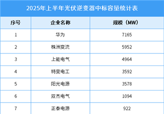 2025年中國光伏逆變器出貨量及企業(yè)中標(biāo)容量預(yù)測分析（圖）