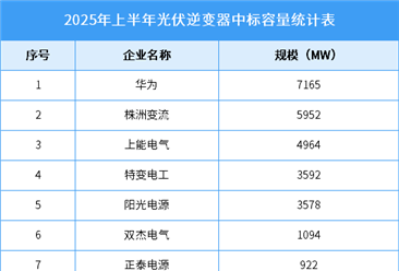 2025年中國(guó)光伏逆變器出貨量及企業(yè)中標(biāo)容量預(yù)測(cè)分析（圖）
