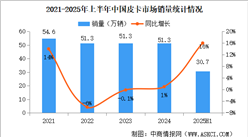2025年上半年中國(guó)皮卡銷量情況：出口量同比增長(zhǎng)41%（圖）