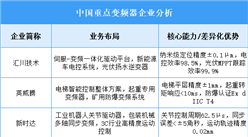 2025年中國(guó)變頻器重點(diǎn)企業(yè)業(yè)務(wù)布局預(yù)測(cè)分析（圖）
