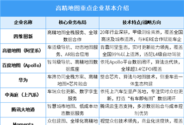 2025年中国高精地图市场规模及企业布局情况预测分析（图）