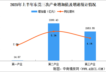 2025年上半年?yáng)|莞經(jīng)濟(jì)運(yùn)行情況分析：GDP同比增長(zhǎng)4.8%（圖）
