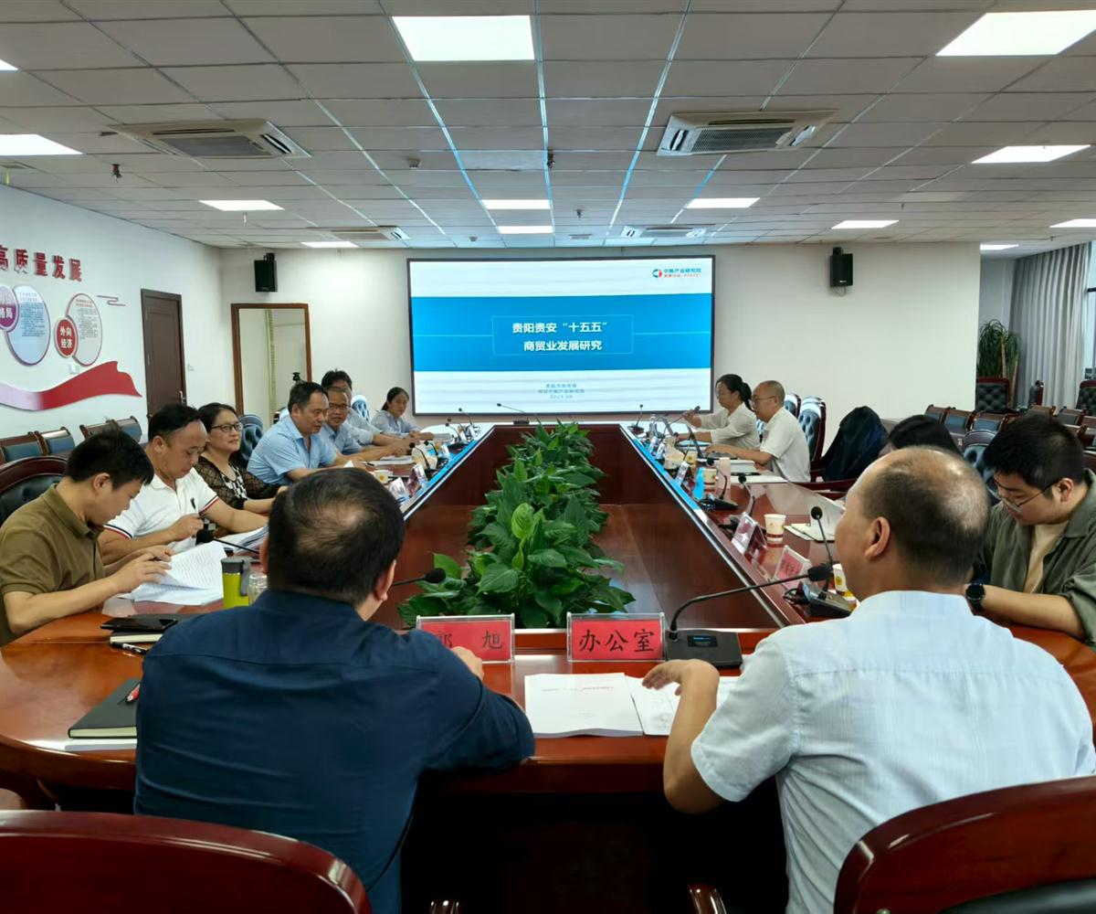 《贵阳贵安“十五五”商贸业发展研究》课题通过专家评审
