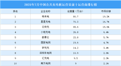 2025年7月中國公共充電樁運營量前十運營商排行榜（附榜單）