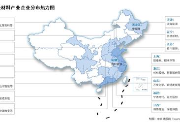 2025年中国负极材料出货量及企业热力分布图分析（图）
