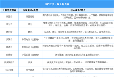 2025年中国云计算市场规模预测及重点云服务提供商分析（图）