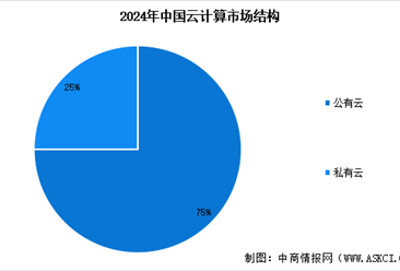 2025年中国云计算市场规模预测及部署模式占比情况分析（图）