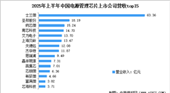 2025年上半年中國電源管理芯片上市公司業(yè)績排名（圖）