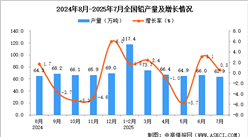 2025年7月全國鉛產(chǎn)量數(shù)據(jù)統(tǒng)計分析