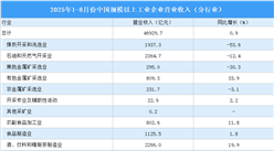 2025年1-8月全国规上工业企业营业收入同比增长2.3%（图）