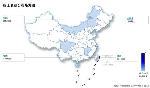 2025年中国稀土产量及企业分布情况预测分析（图）
