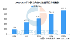 2025年中國動力鋰電池銷量及裝車量預(yù)測分析（圖）