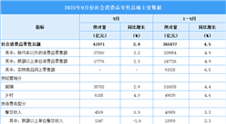 2025年9月份社會消費品零售總額增長3.0%（圖）