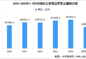 2025年1-9月全國(guó)社會(huì)消費(fèi)品零售額及網(wǎng)上零售額統(tǒng)計(jì)分析（圖）